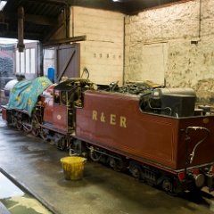 DSC6060  River Mite in the shed at Ravenglass. : Lake District