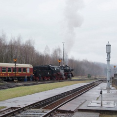 DSC6783  To my surprise I found 50 3616 being prepared for a pair of Christmas trains. : Germany
