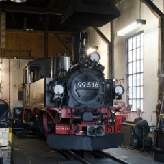 DSC6901  99 516, just the sort of loco which would have been shedded here in DR days. : Germany