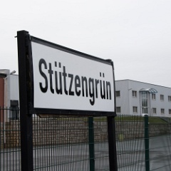 DSC6944  Stützengrün station, formally Halte[unkt Stützengrün which served the factory which still surrounds the station. : Germany