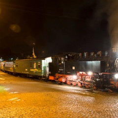 DSC7083  And 99 1772 at Hammerunterwiesenthal with the 16:37 from Cranzahl to Kurort Oberwiesenthal. : Germany